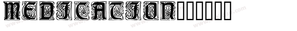 Medication字体转换