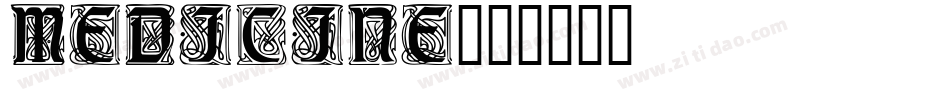 Medicine字体转换