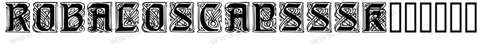 RobaloSCapsSSK字体转换