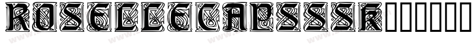 RoselleCapsSSK字体转换
