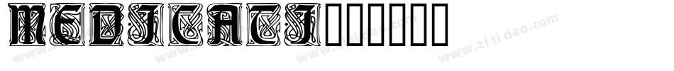 medicati字体转换