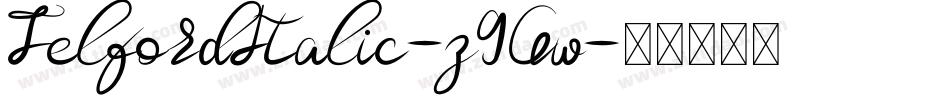 TelfordItalic-z9Gw字体转换