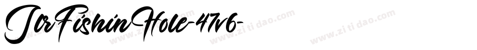 JlrFishinHole-47v6字体转换