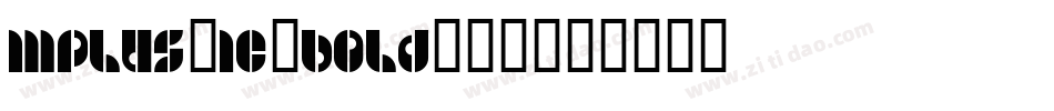 mplus-1c-bold转换器字体转换