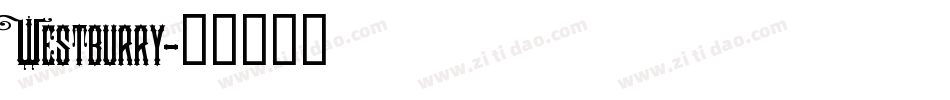 Westburry字体转换