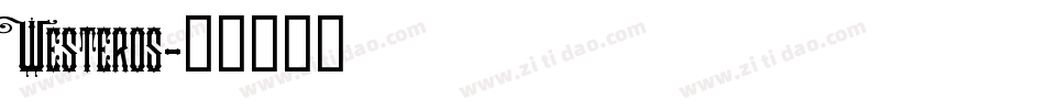 Westeros字体转换
