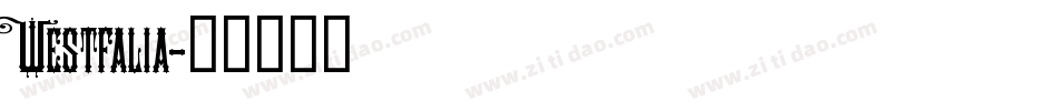 Westfalia字体转换