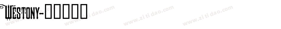 Westony字体转换