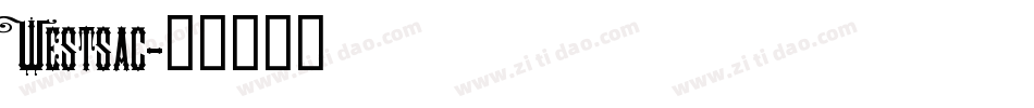 Westsac字体转换