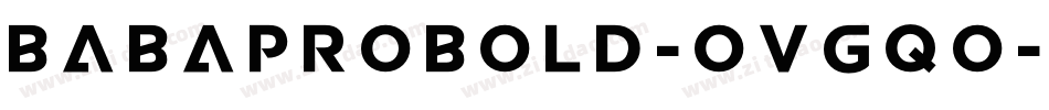 BabaproBold-OVGqO字体转换