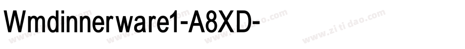 Wmdinnerware1-A8XD字体转换