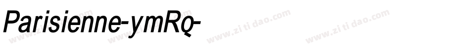 Parisienne-ymRq字体转换
