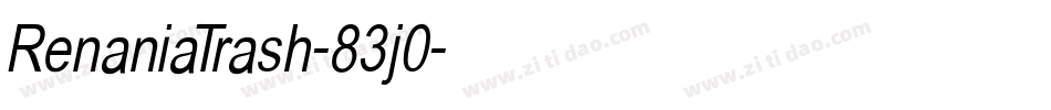 RenaniaTrash-83j0字体转换