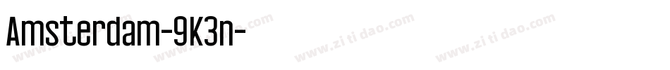 Amsterdam-9K3n字体转换