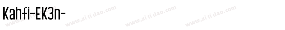 Kahfi-EK3n字体转换