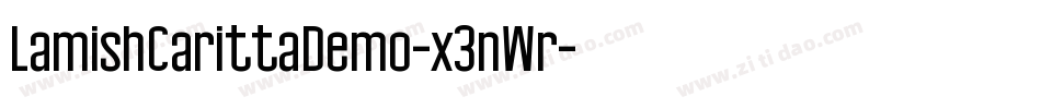 LamishCarittaDemo-x3nWr字体转换