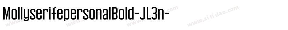 MollyserifepersonalBold-JL3n字体转换