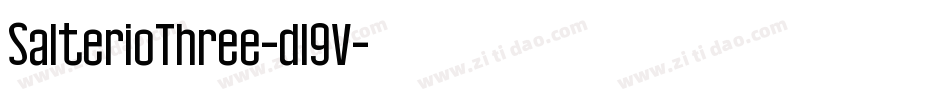 SalterioThree-dl9V字体转换