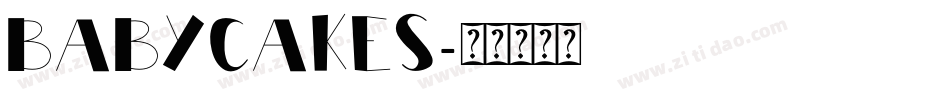 Babycakes字体转换