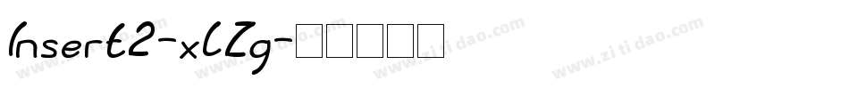 Insert2-xLZq字体转换