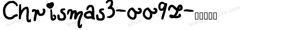 Chrismas3-oo9z字体转换