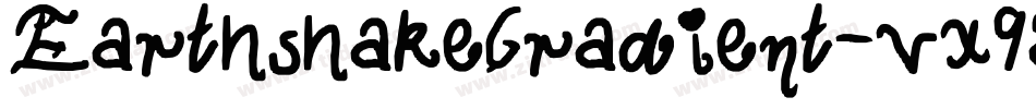 EarthshakeGradient-vx9Z字体转换