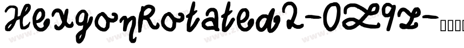 HexgonRotated2-0Z9z字体转换