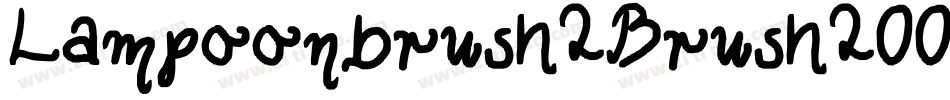 Lampoonbrush2Brush2001001-7j5B字体转换