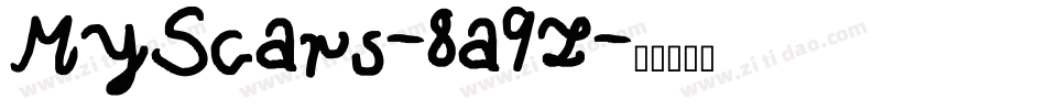 MyScars-8a9z字体转换