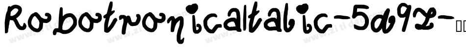 RobotronicaItalic-5d9z字体转换 RobotronicaItalic-5d9z字体转换