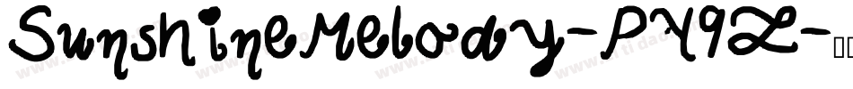 SunshineMelody-PY9Z字体转换