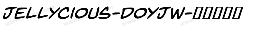 Jellycious-DOYjW字体转换