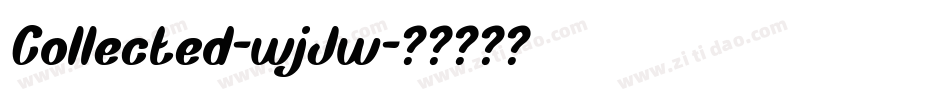Collected-wjJw字体转换
