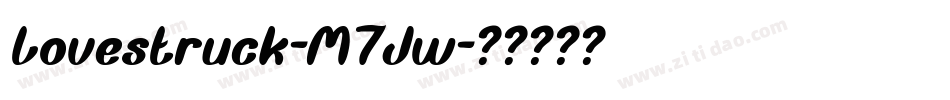 Lovestruck-M7Jw字体转换