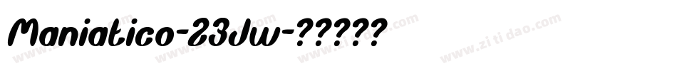 Maniatico-23Jw字体转换