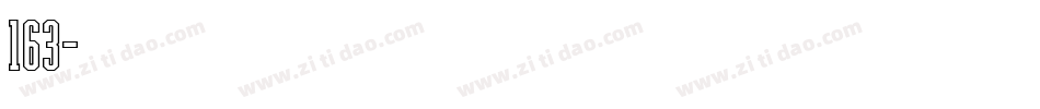 163字体转换