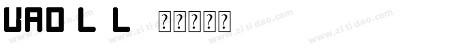 Bad-L1L4字体转换