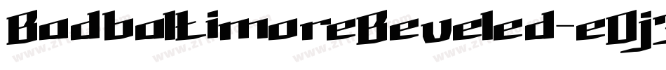 BadbaltimoreBeveled-eDj3字体转换