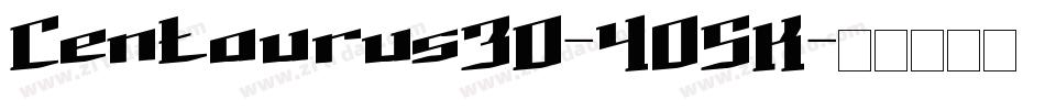 Centaurus3D-4O5K字体转换