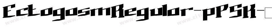 EctogasmRegular-pP5K字体转换