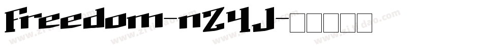 Freedom-nZ4J字体转换