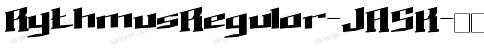 RythmusRegular-JA5K字体转换