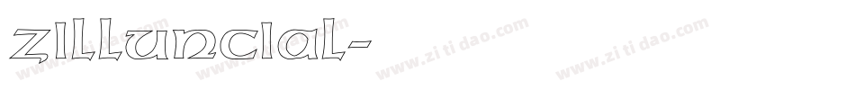 Zilluncial字体转换