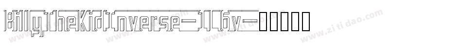 BillyTheKidInverse-1L6v字体转换