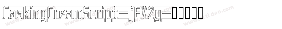 CaskingCreamScript-jEV2y字体转换