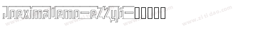 JoeximaDemo-eZ2y6字体转换