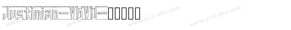 Justinian-V6V0字体转换