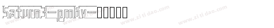 Saturn3-pm6v字体转换