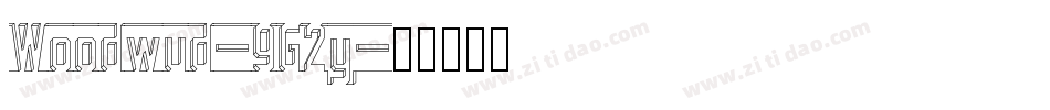 Woodwud-9G2y字体转换