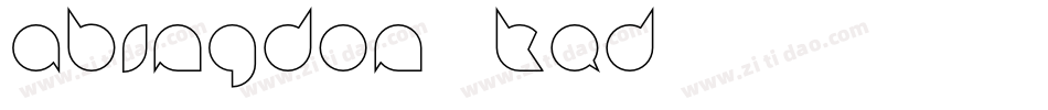 Abingdon-6KqD字体转换